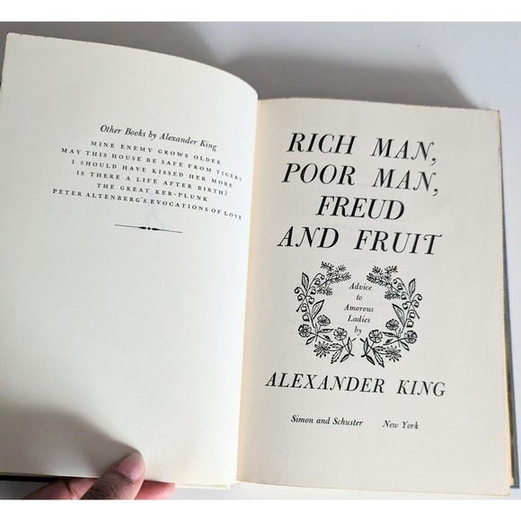 Rich Man, Poor Man Freud and Fruit Advice to Amorous Ladies Alexander King - Picture 8 of 10